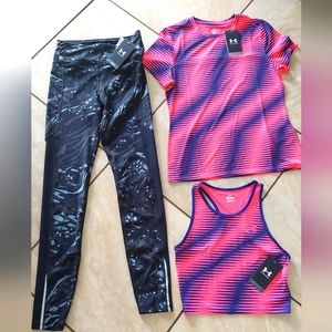 Under Armour leggings and shirts 30$ for the both